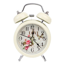 Charger l&#39;image dans la galerie, Alarm Clock Home Decor Ticking Retro Vintage Twin Bell Desk Bedside Alarm Clock 4 Colors Antique Clock Decoration Accessories