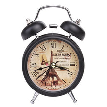 Charger l&#39;image dans la galerie, Alarm Clock Home Decor Ticking Retro Vintage Twin Bell Desk Bedside Alarm Clock 4 Colors Antique Clock Decoration Accessories