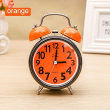 Charger l&#39;image dans la galerie, 3 inch Alarm Clock Desk Table 4 inch Round Clocks Nightlight Quartz Metal Bell Ring Vintage Children Kid Morning Wake Up Z-3inDl